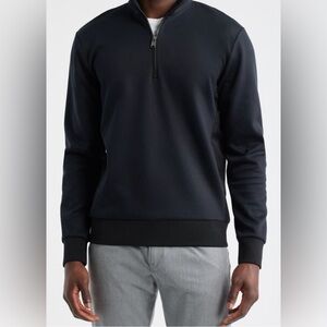 BOSS 1/4 zip pullover/regular fit/small